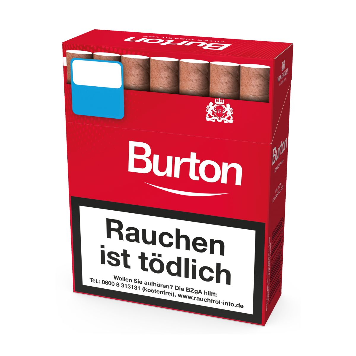Burton Burton Original Naturdeckblatt Cigarillos XL-Box bei www.Tabakring.de kaufen