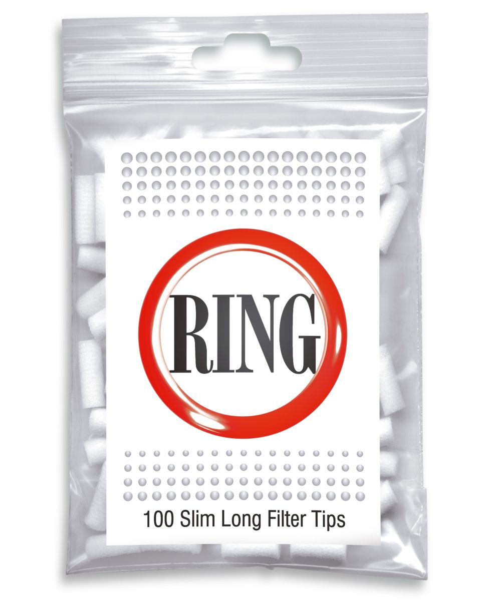 Ring Ring Slim Long Filter Tips 6mm (22mm lang) bei www.Tabakring.de kaufen