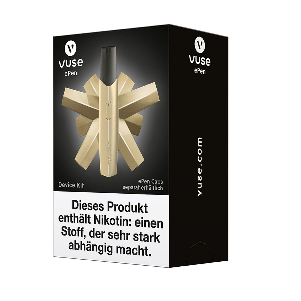Vuse Vuse ePen Device Kit gold (incl. USB-Kabel) bei www.Tabakring.de kaufen