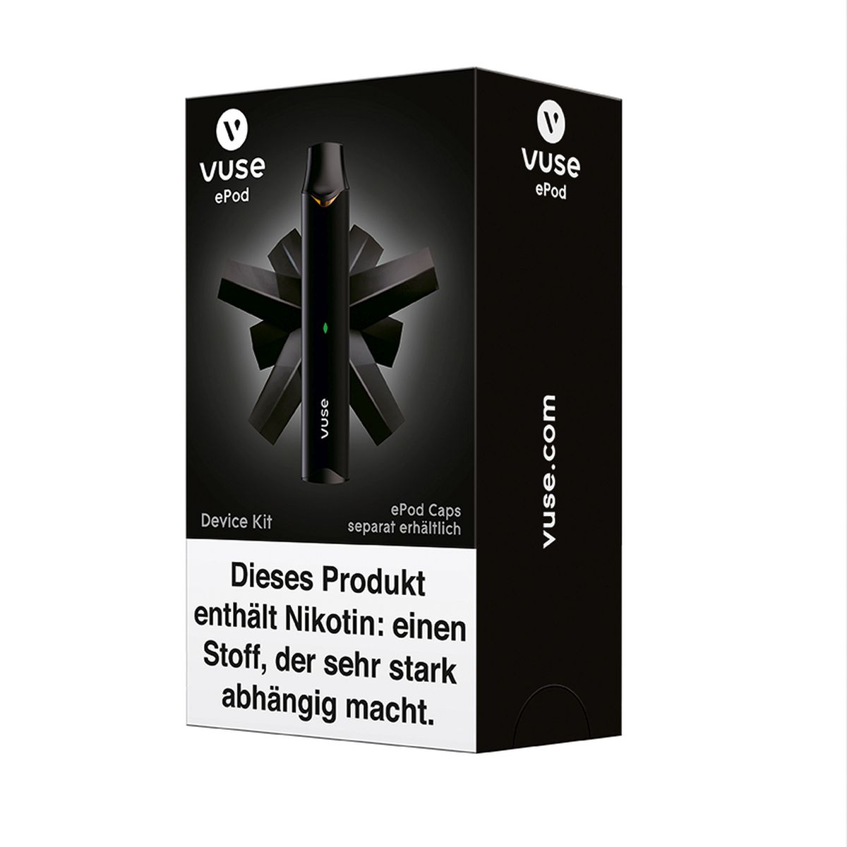 Vuse Vuse ePod Device Kit Schwarz bei www.Tabakring.de kaufen