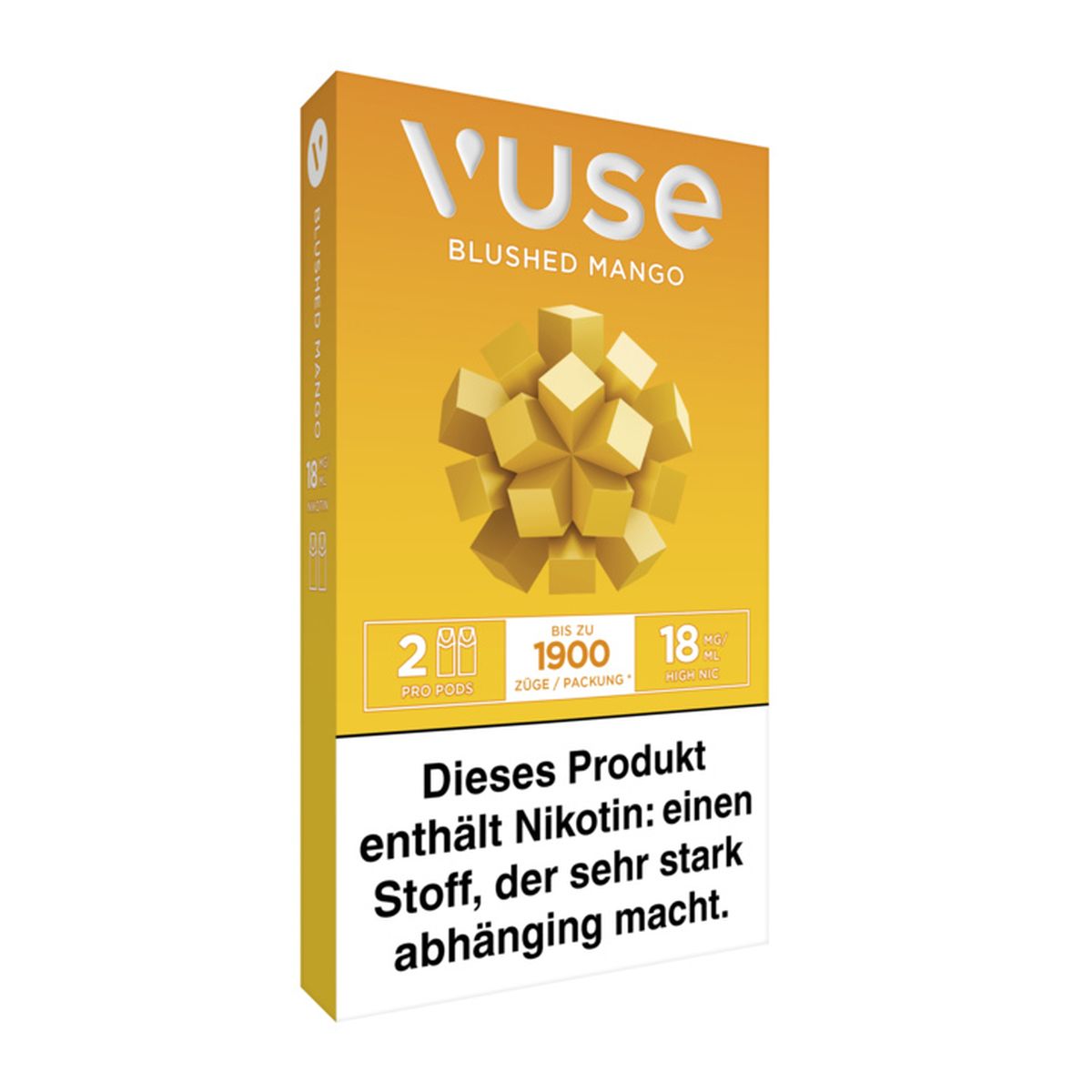 Vuse Vuse ePod (Pro Caps) Blushed Mango Nic Salts 18mg Nikotin 1,9ml bei www.Tabakring.de kaufen