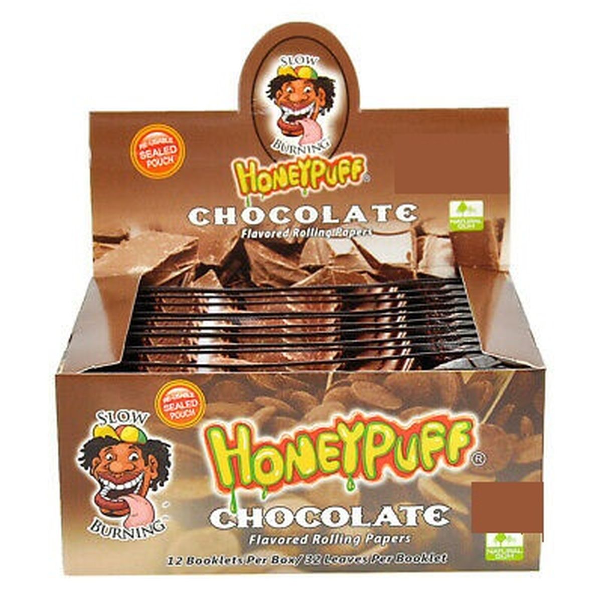 Honeypuff Drehpapier Honeypuff KS Chocolate-Aroma 32 Blatt bei www.Tabakring.de kaufen