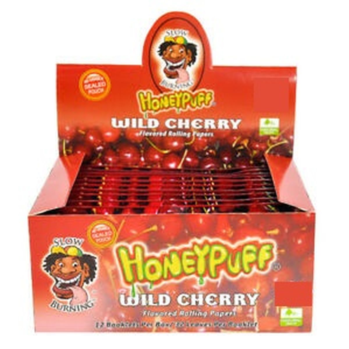 Honeypuff Drehpapier Honeypuff KS Wild Cherry-Aroma 32 Blatt bei www.Tabakring.de kaufen