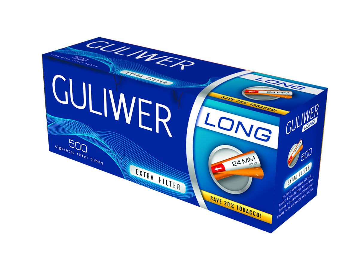 Guliwer Guliwer Extra Long Filter Zigarettenhülsen bei www.Tabakring.de kaufen
