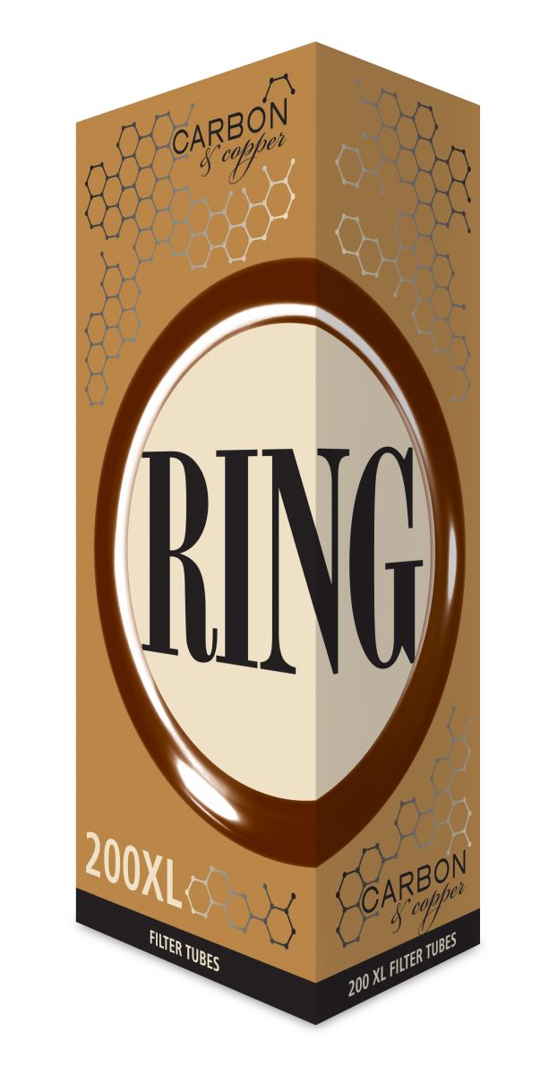 Ring Ring Carbon & Copper XL Hülsen Filterlänge 24mm bei www.Tabakring.de kaufen