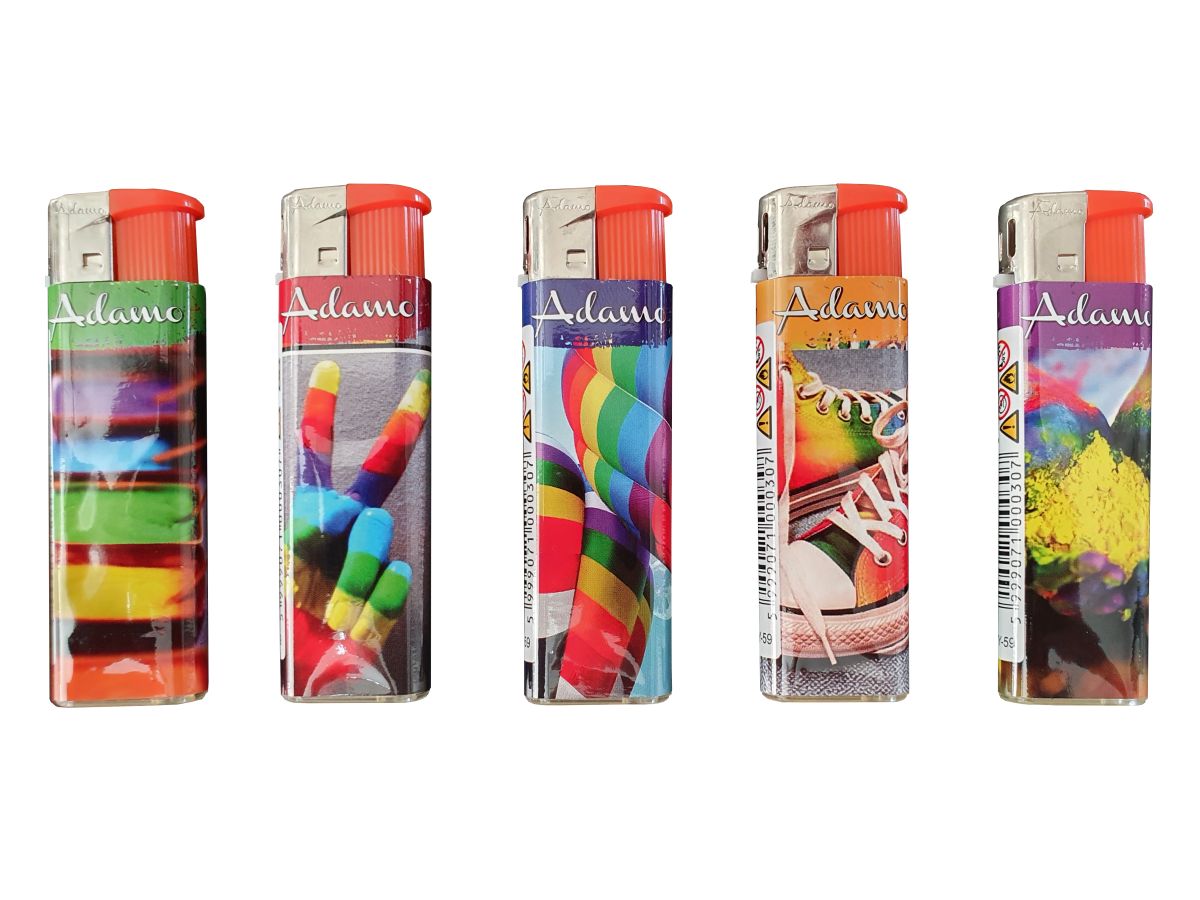 Diverse Adamo Feuerzeuge Colorfull L20 nachfüllbar bei www.Tabakring.de kaufen