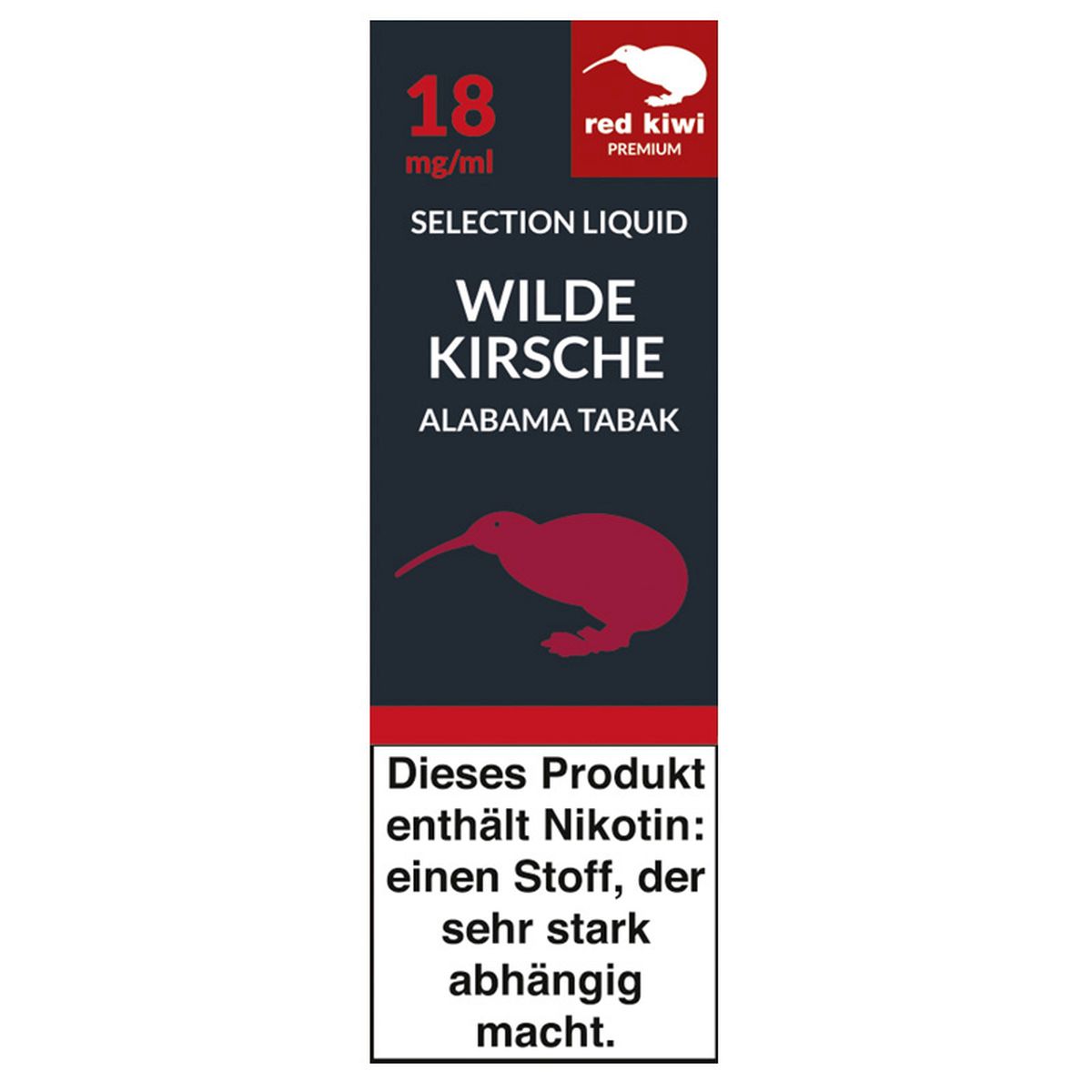 Red Kiwi Red Kiwi eLiquid Selection Wilde Kirsche Alabama Tabak.18mg Nikot bei www.Tabakring.de kaufen