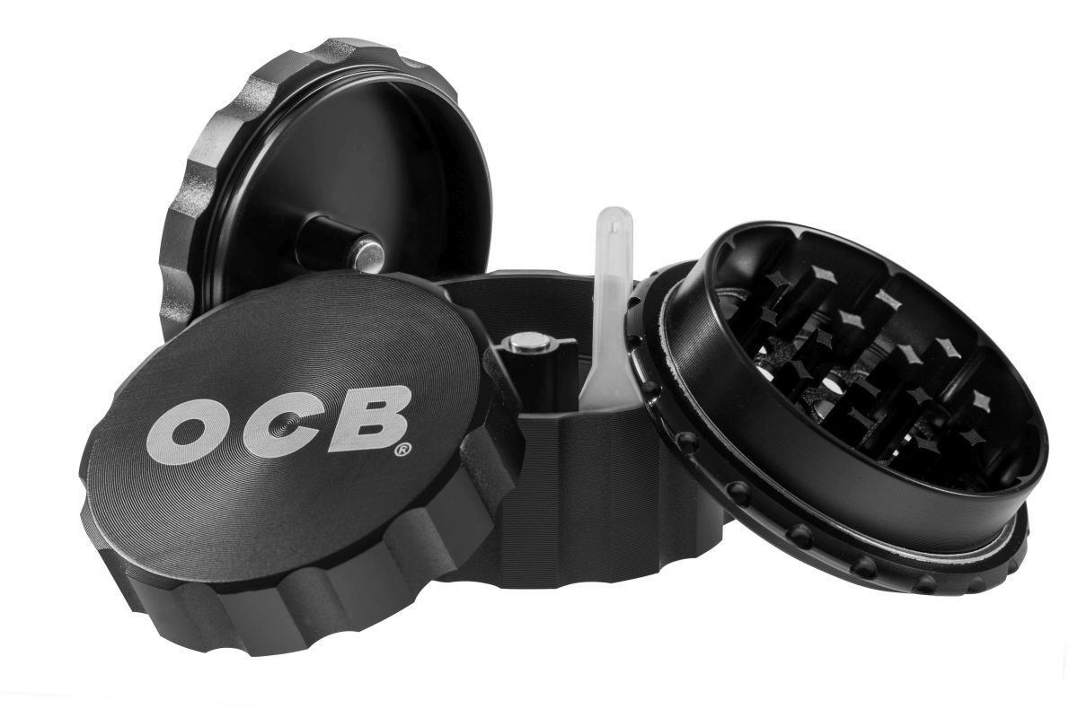 OCB OCB Grinder (silber metallic/schwarz) bei www.Tabakring.de kaufen