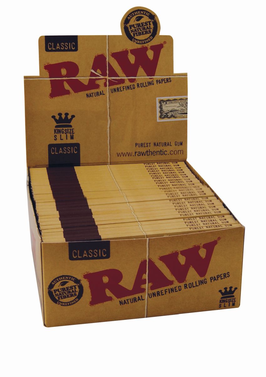 RAW RAW Classic King Size Papier Slim Premium bei www.Tabakring.de kaufen