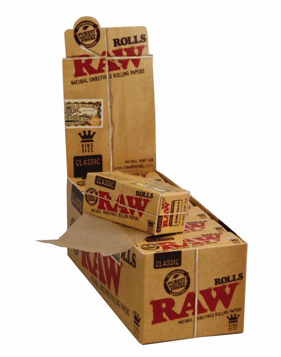 RAW RAW Rolls Classic Papier ungebleicht 3m bei www.Tabakring.de kaufen
