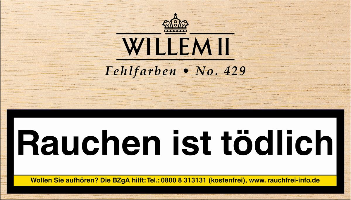 Scandinavian Willem II Fehlfarben 429 Sumatra bei www.Tabakring.de kaufen