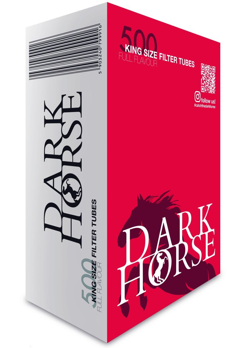 Dark Horse Full Flavour King Size Hülsen 10x 500er - Packung 