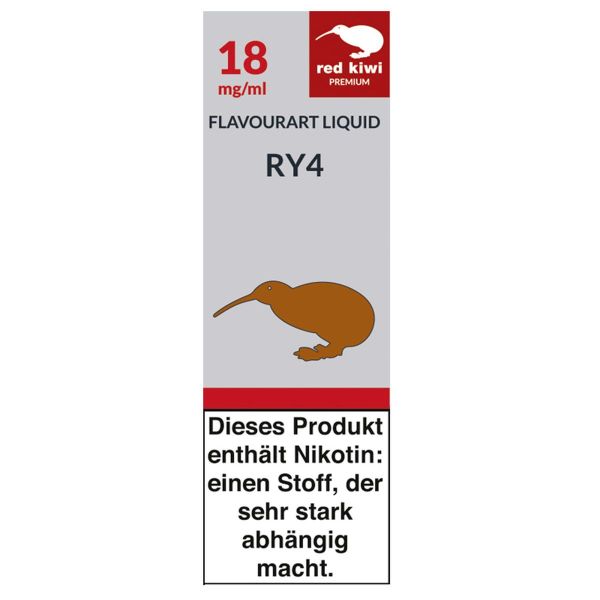 Red Kiwi eLiquid RY4 Tabak 18mg Nikotin/ml (10 ml)