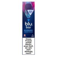 blu bar Blueberry Sour Razz Einweg E-Zigarette 18mg (1 Stück)