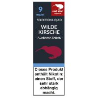 Red Kiwi eLiquid Selection Wilde Kirsche Alabama Tabak 9mg Nikoti (10 ml)