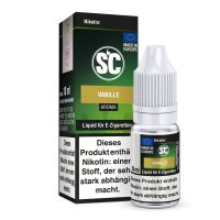 SC eLiquid Vanille 18mg Nikotin/ml (10 ml)