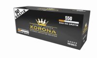 Korona Golden Crown Zigarettenhülsen (Schachtel á 550 Stück)