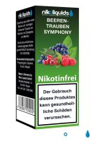 NikoLiquids Beeren Trauben Symphony eLiquid 0mg Nikotin/ml (10 ml)