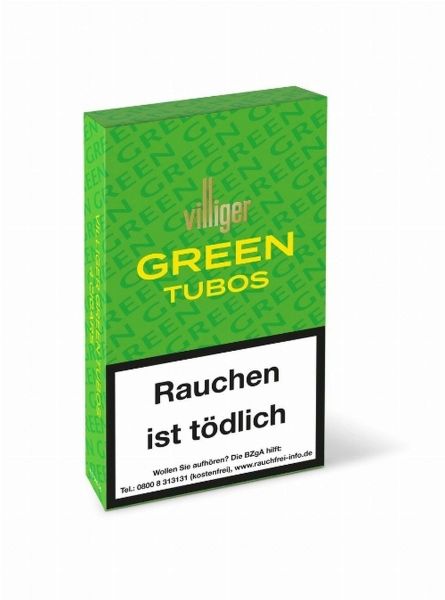 Villiger Zigarren Tubos Green (Packung á 4 Stück)