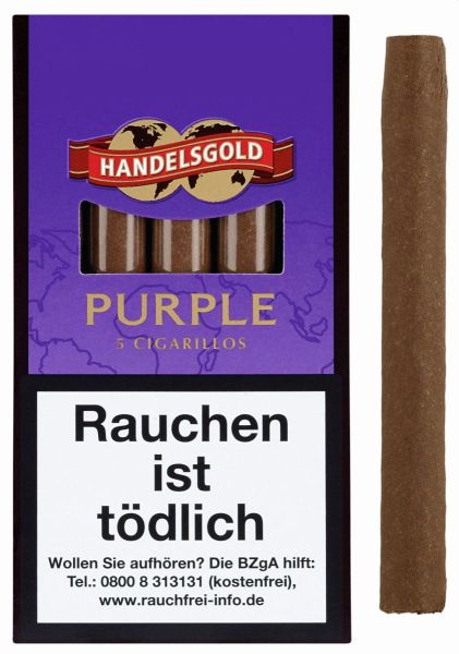 Handelsgold Zigarillos 191 Purple (Schachtel á 5 Stück)