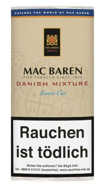 Mac Baren Pfeifentabak Danish Mixture (Pouch á 50 gr.)