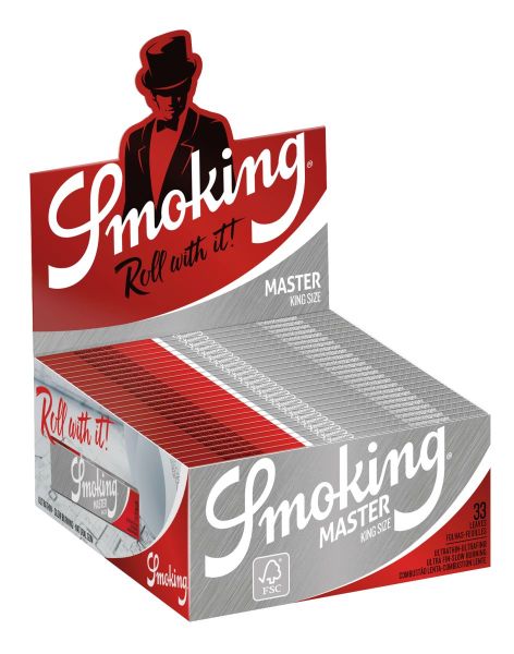 Smoking King Size Master silver Papier (50 x 33 Stück)