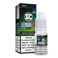 SC eLiquid Menthol Kirsche 18mg Nikotin/ml (10 ml)
