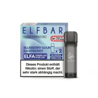 Elfbar Elfa Pod Blueberry Sour Raspberry 20mg Nikotin 2ml (2 Stück)