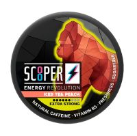 Scooper Energy Iced Tea Peach Extra Strong (12 Stück)