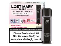 Lost Mary Tappo Pod Blueberry Sour Raspberry 20mg Nikotin 2ml (2 Stück)