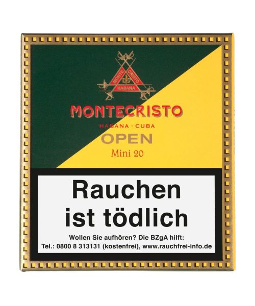 Montecristo Zigarillos Open Mini (Schachtel á 20 Stück)