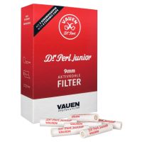 Dr. Perl Junior Jubig Activekohle Pfeifenfilter 9mm (10 x 100 Stück)