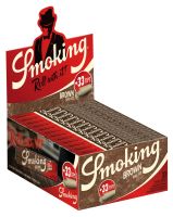 Smoking King Size Brown Zigarettenpapier + Filter Tips (24 x 33 Stück)