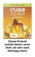 Vuse GO 800 (BOX) Mango Ice Einweg E-Zigarette 20mg (1 Stück)