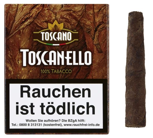 Toscano Zigarren Toscanello (Schachtel á 5 Stück)