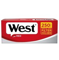 West Red Special Zigarettenhülsen (4 x 250 Stück)