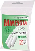 Minesota Filter Tips Menthol slim 6mm (24 x 120 Stück)