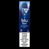 blu bar Blueberry Ice Einweg E-Zigarette 18mg (1 Stück)