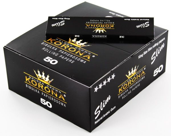 Korona Golden Crown Zigarettenpapier KS Slim (50 x 32 Stück)