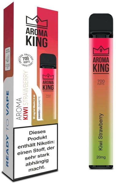 Aroma King Classic 700 Einweg E-Shisha Kiwi Strawberry 20mg Nikotin/ml (1 Stück)