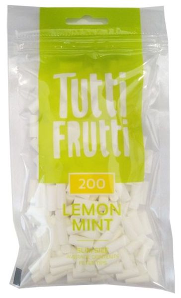 Tutti Frutti Lemon Mint Slim Size filter (20 x 200 Stück)