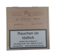 Messmer Zigarillos Kruse Cigarillos Nr. 6 Special Sum Holz (Schachtel á 20 Stück)