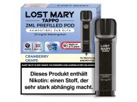 Lost Mary Tappo Pod Cranberry Grape 20mg Nikotin 2ml (2 Stück)