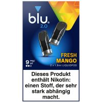 blu 2.0 Liquidpod Fresh Mango 9mg Nikotin 1,9ml (2 Stück)