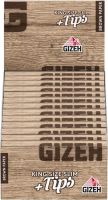 Gizeh Brown King Size Slim Zigarettenpapier + Tips (26 x 34 Stück)