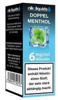 NikoLiquids Doppel Menthol 6mg Nikotin/ml (10 ml)