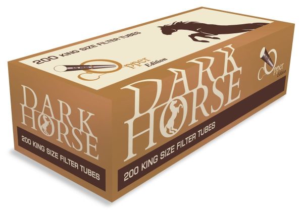 Dark Horse Copper Edition Zigarettenhülsen Filterlänge 15mm (5 x 200 Stück)