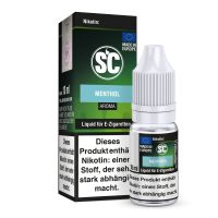 SC eLiquid Menthol 18mg Nikotin/ml (10 ml)