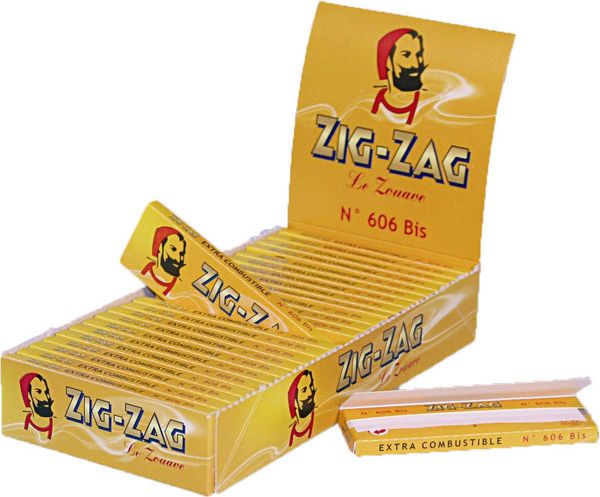 Zig-Zag gelb Papier No. 606 (25 x 50 Stück)