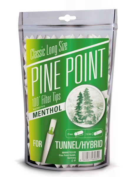 Pine Point Filtertips Menthol 7,4mm (100 Stück)